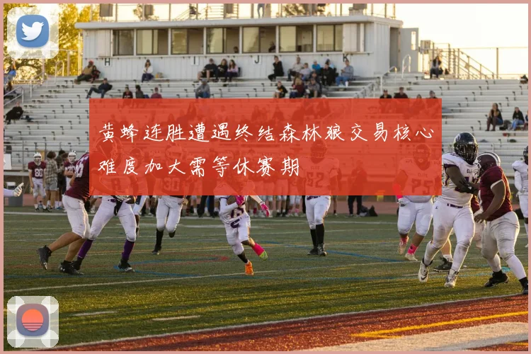 黄蜂连胜遭遇终结森林狼交易核心难度加大需等休赛期